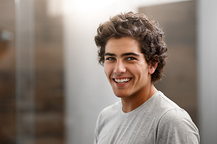 smiling young man