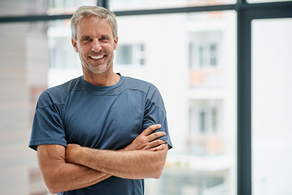 smiling older man