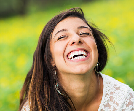 smiling young woman